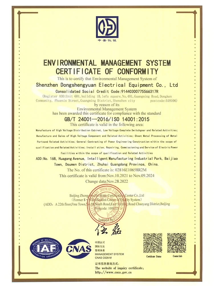 Our Certificates